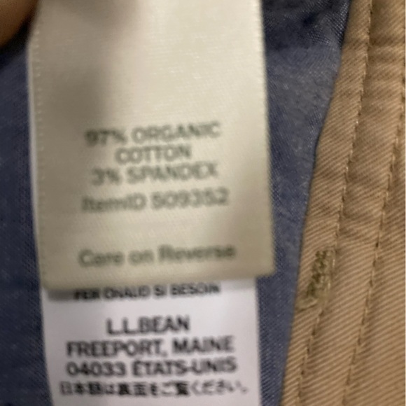 L.L. Bean Women’s Tan Size 6 MT Favorite Fit Trouser Pants - Picture 4 of 6